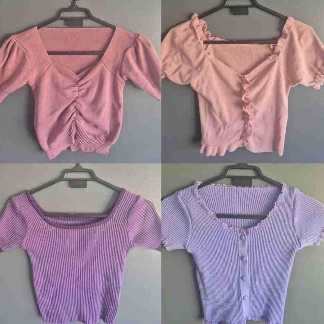 4 poleras crop top - miniatura 1