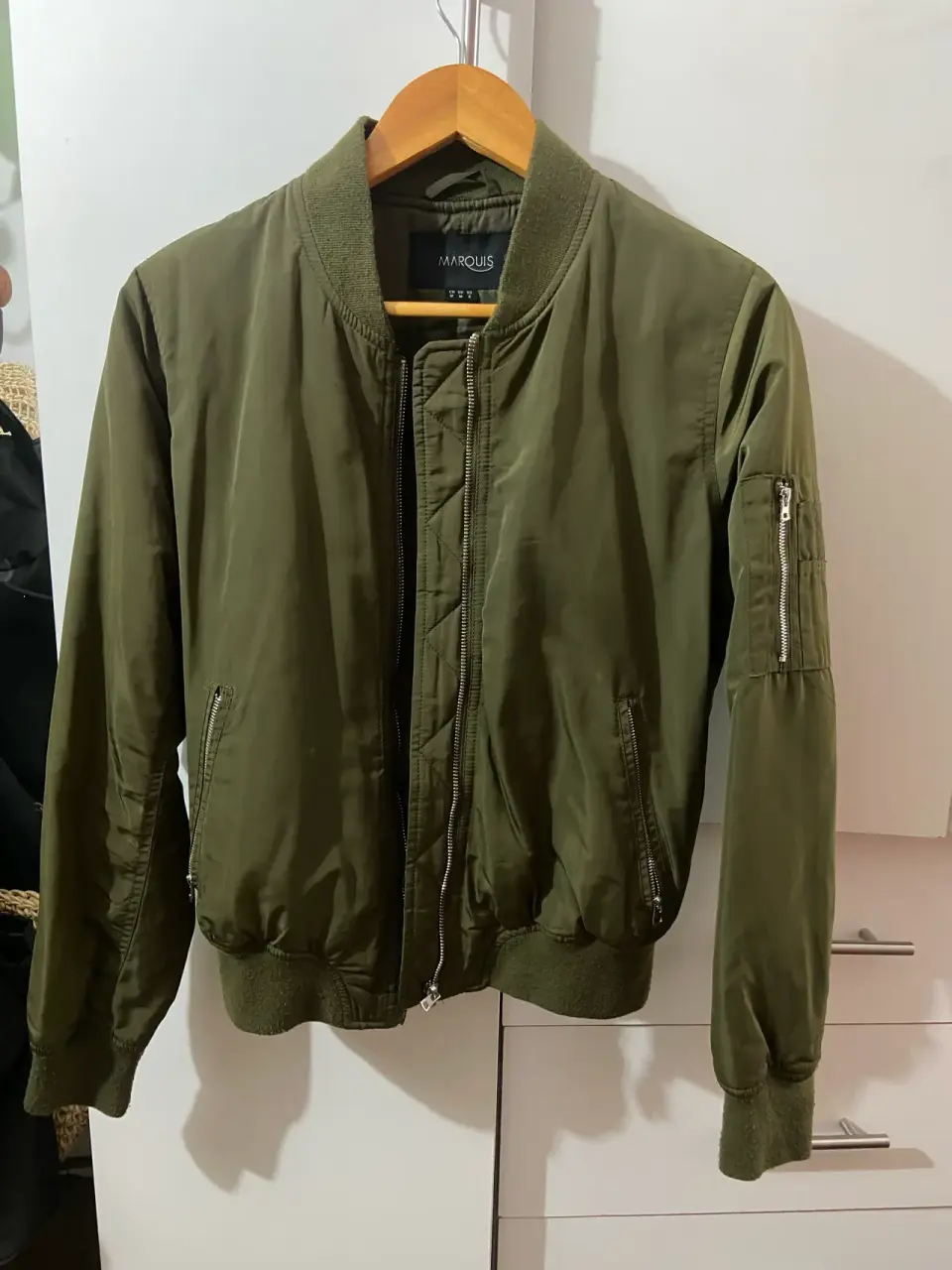Chaqueta bomber verde militar - miniatura 1