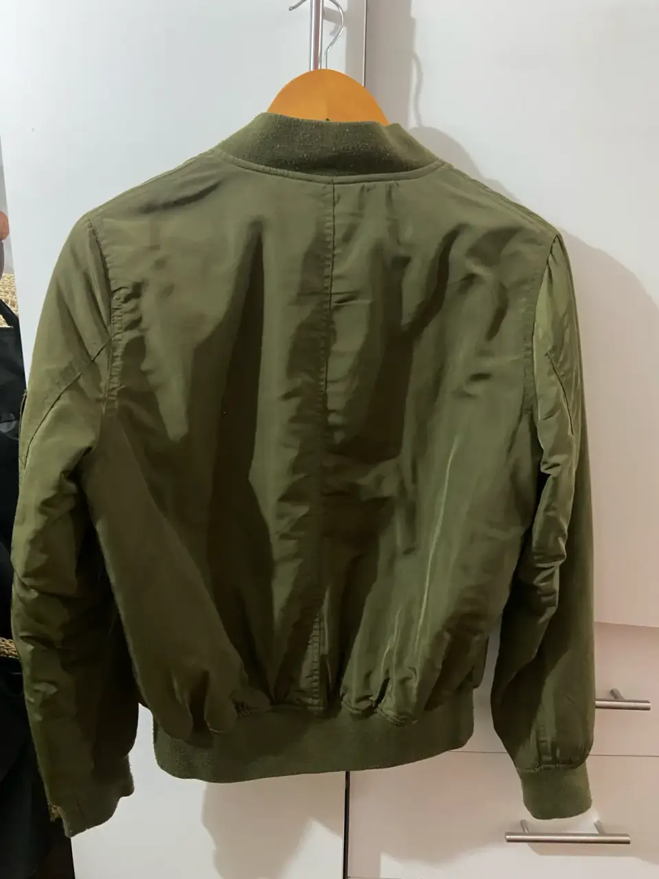 Chaqueta bomber verde militar - miniatura 2