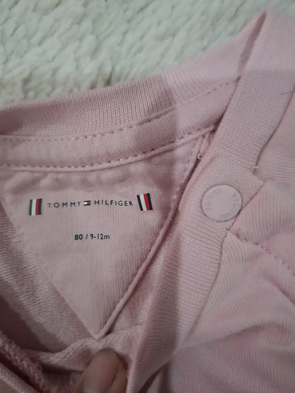Enterito Hilfiger rosa bebé - miniatura 3