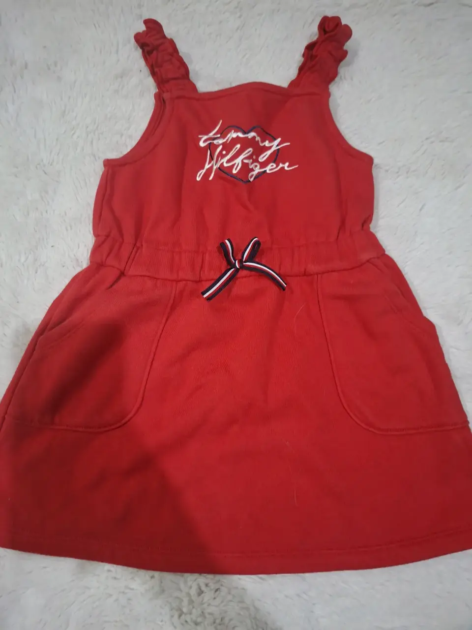 Vestido rojo Tommy Hilfiger - miniatura 1