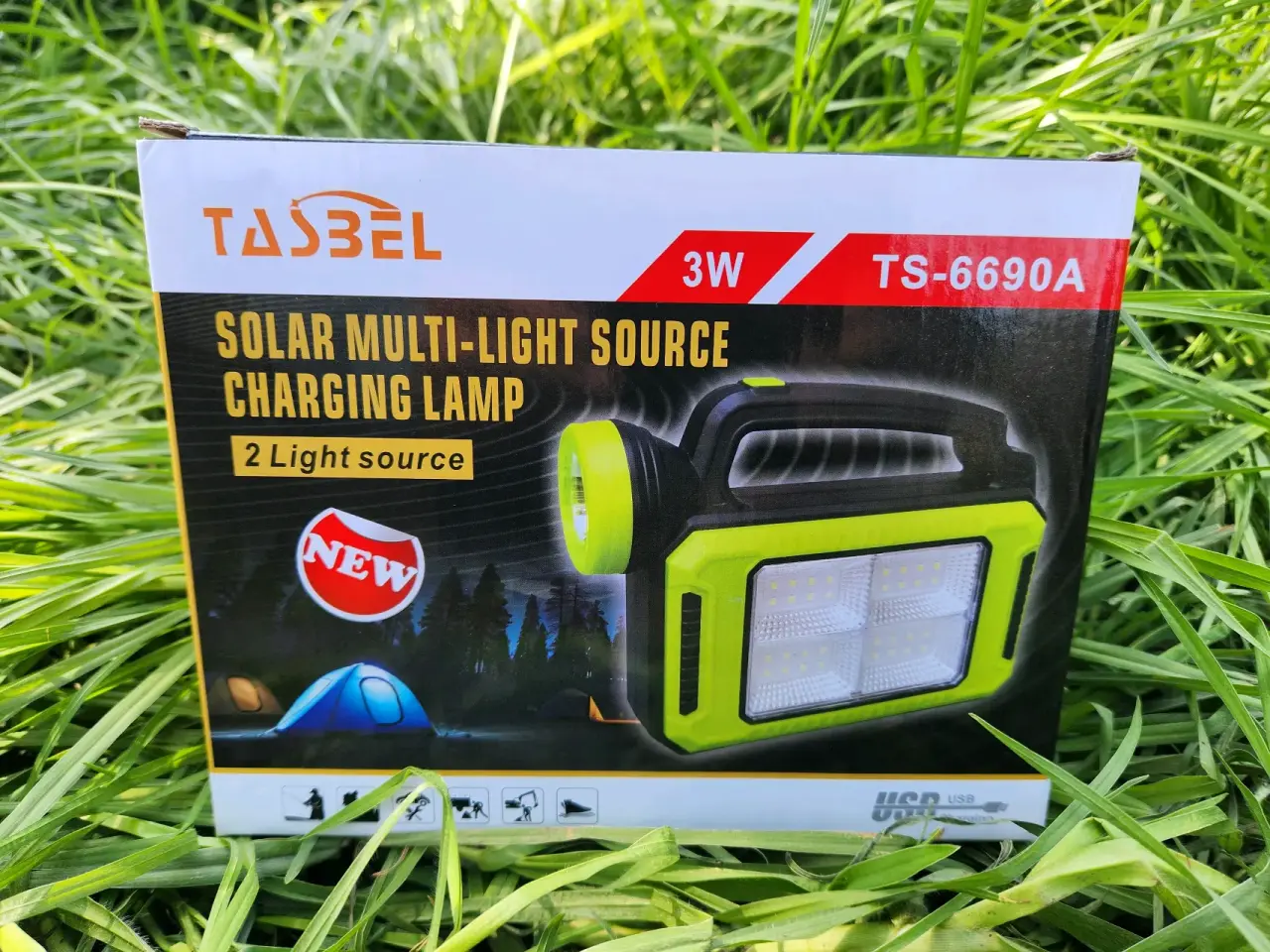 Lámpara solar de carga Tasbel