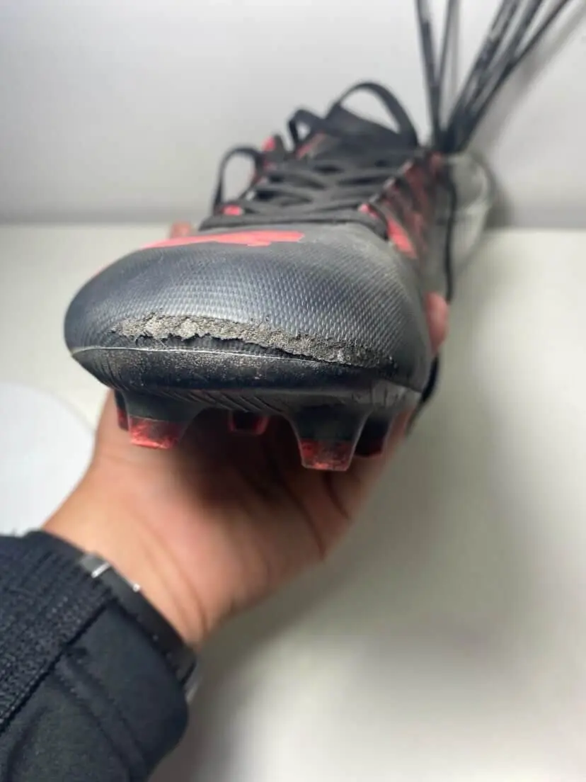 Zapatos futbol negros/rojos - miniatura 3