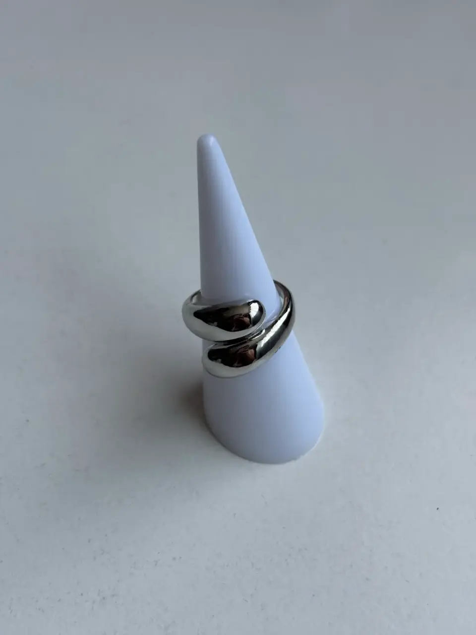 Anillo de plata 950 elegante - miniatura 1