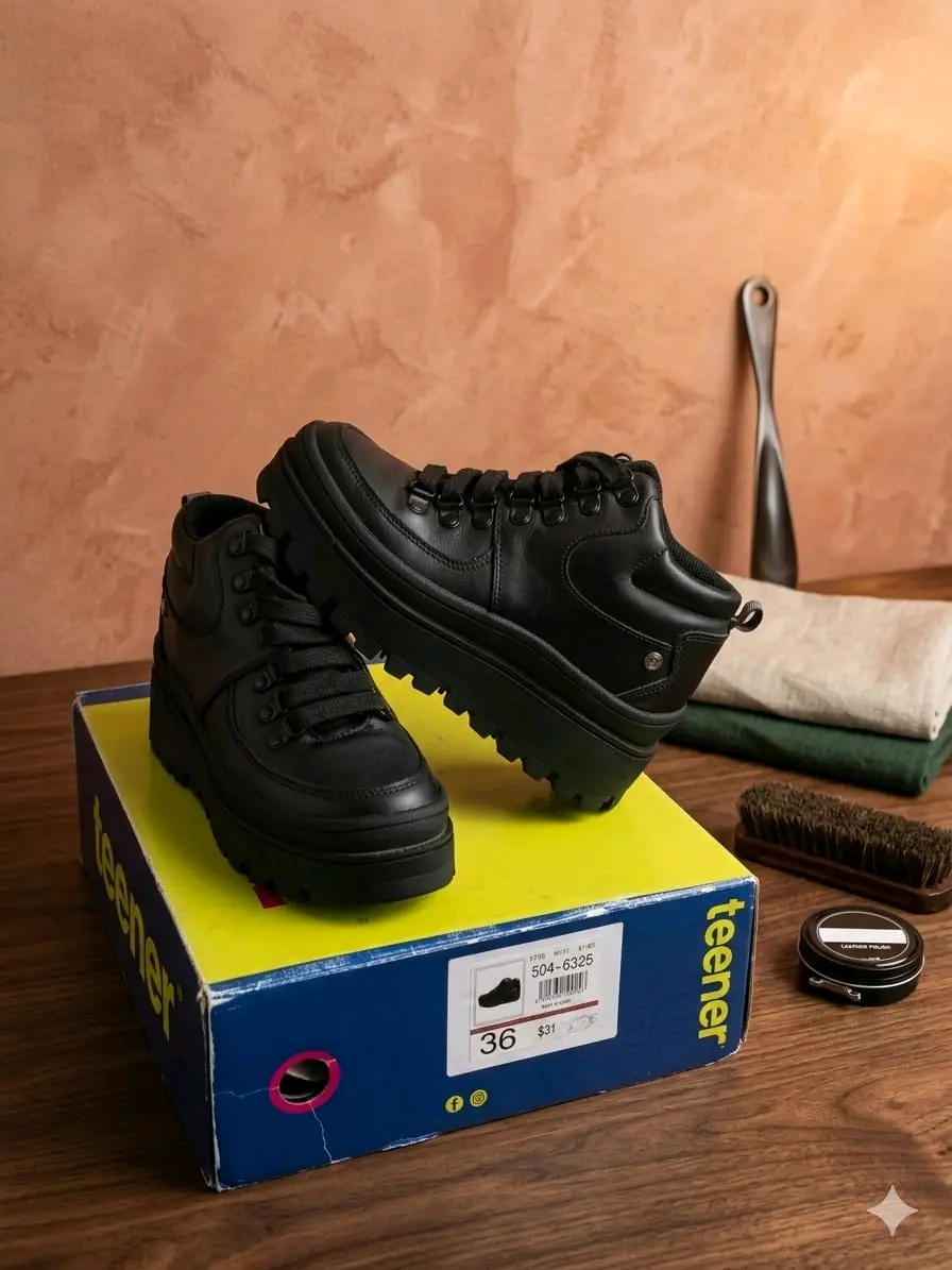 Botines negros Teener