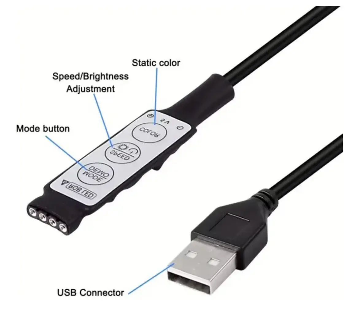Nueva: Tira luces LED NUEVA RGB  5 M autohadesiva - miniatura 3