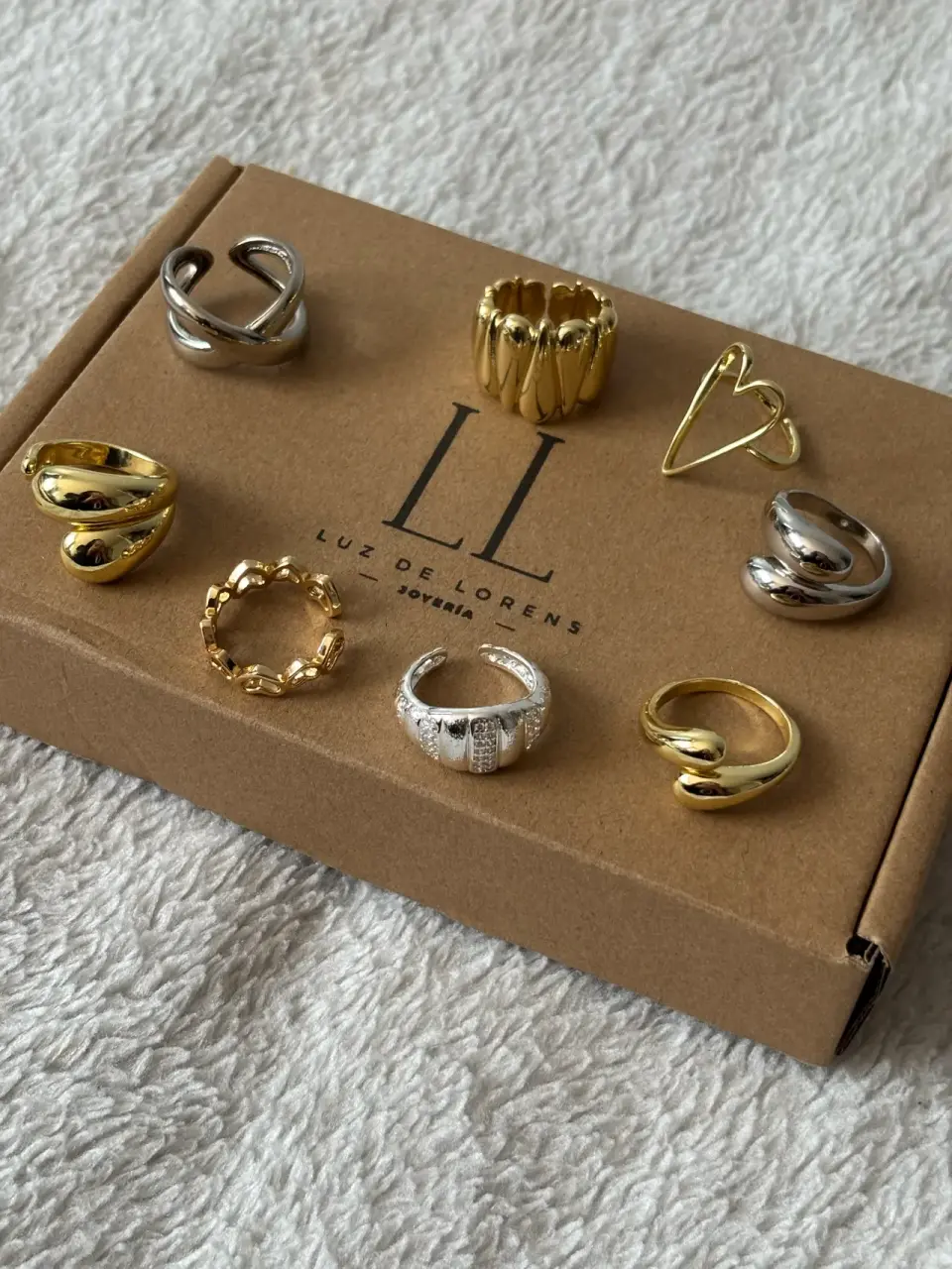Anillo Oro blanco con circones - miniatura 4
