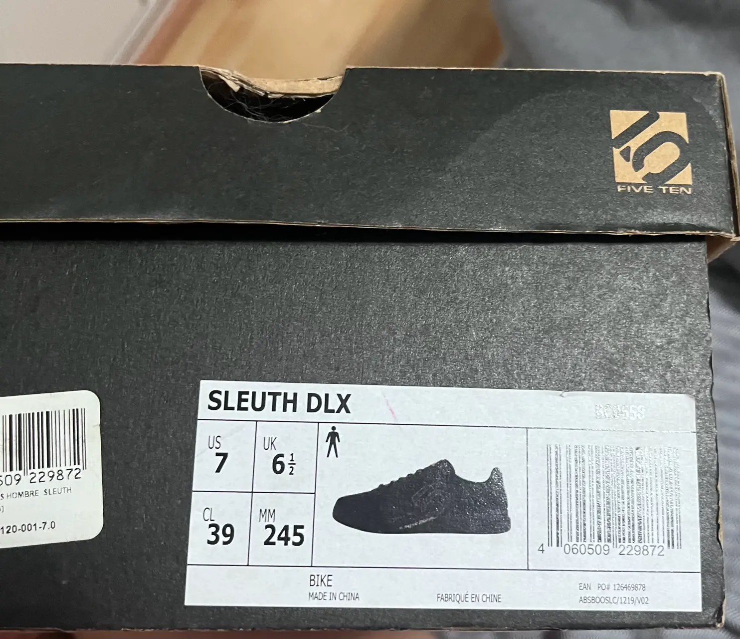 Zapatillas negras five ten - miniatura 3