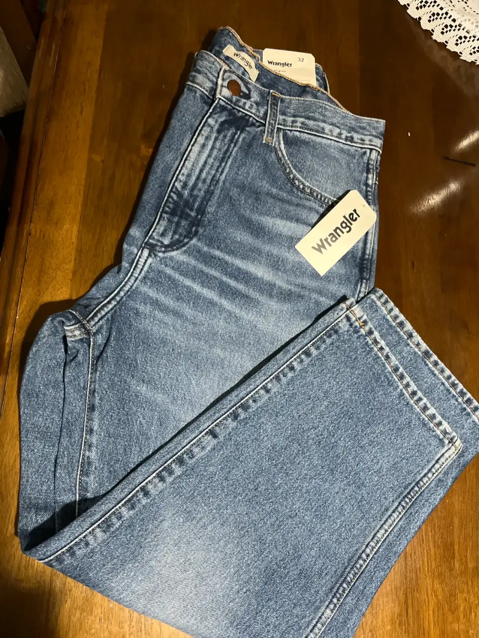 Jeans Wrangler azul oscuro - miniatura 3