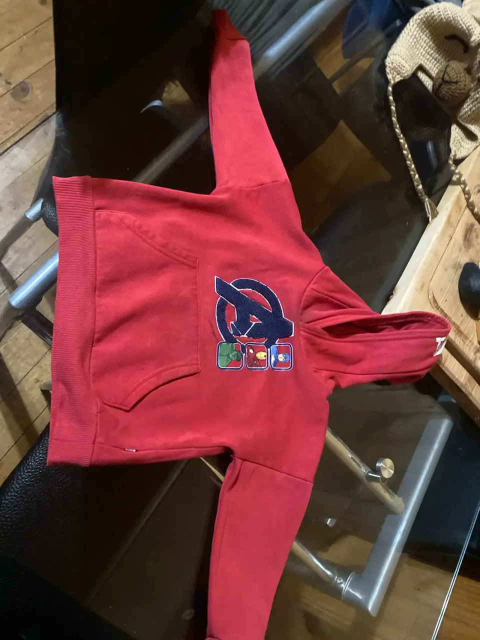 Polerón rojo de superhéroes Niño 2 - 4 años - miniatura 1