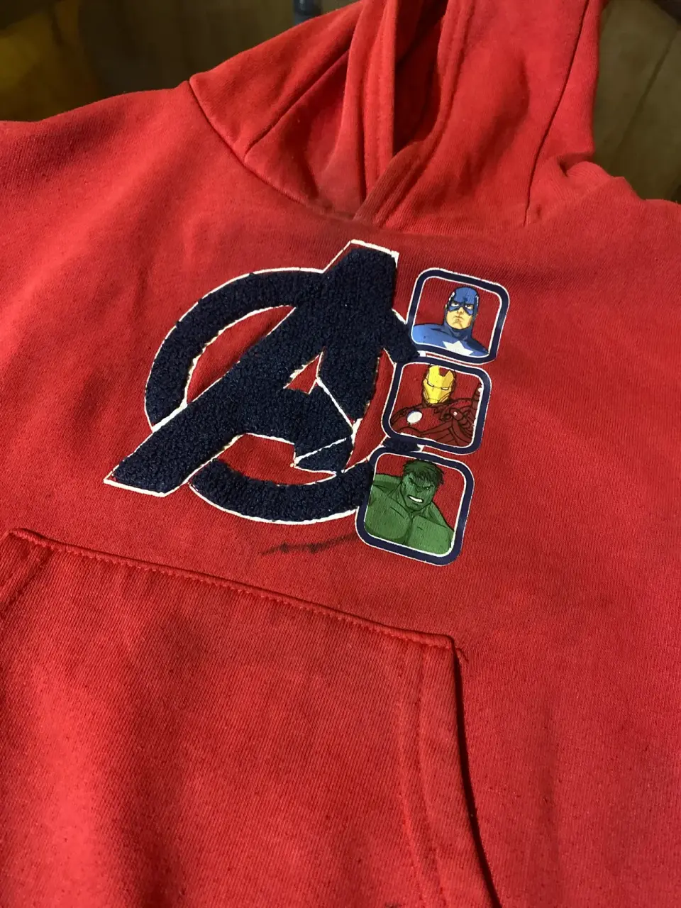 Polerón rojo de superhéroes Niño 2 - 4 años - miniatura 2