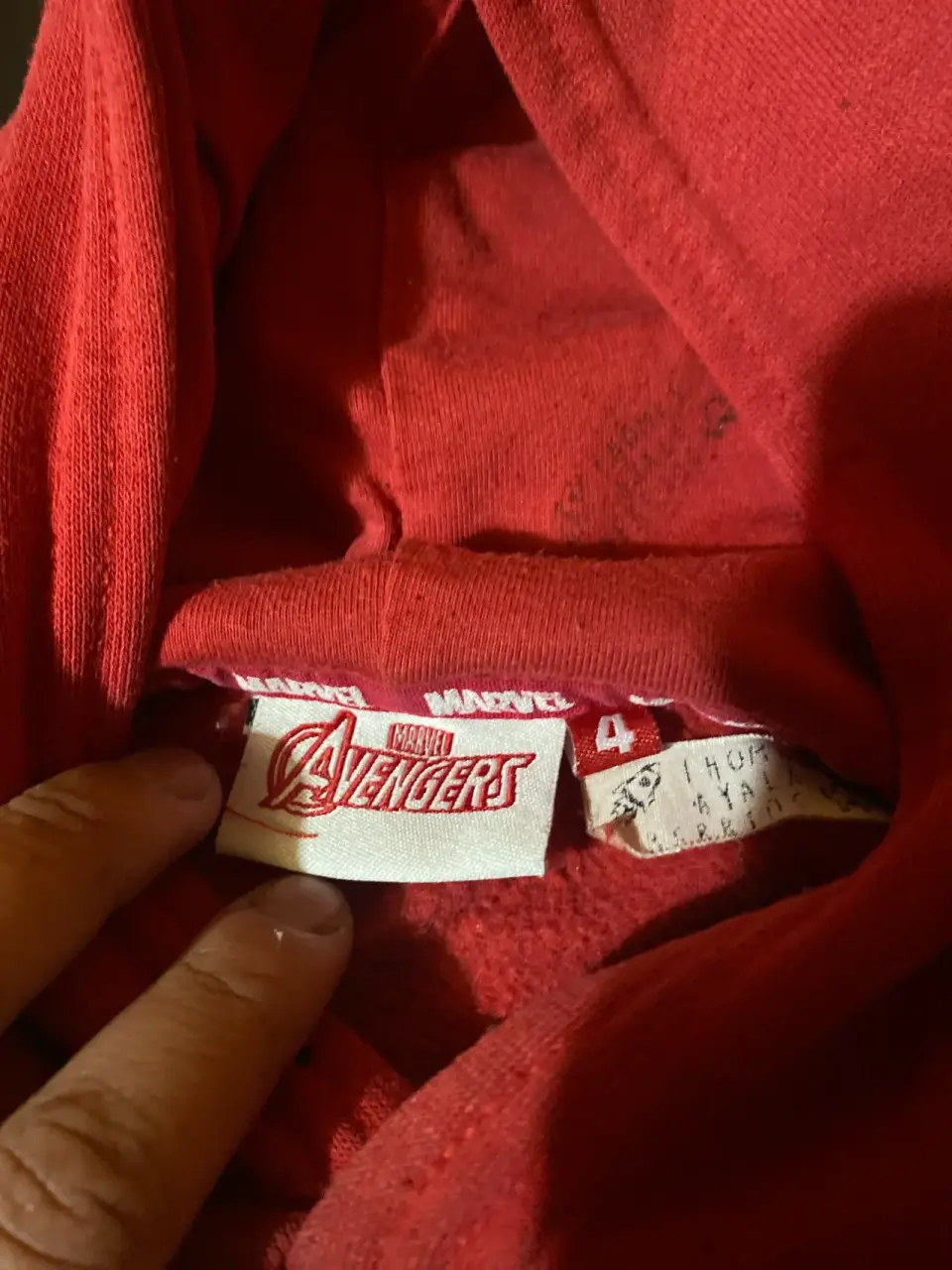 Polerón rojo de superhéroes Niño 2 - 4 años - miniatura 4