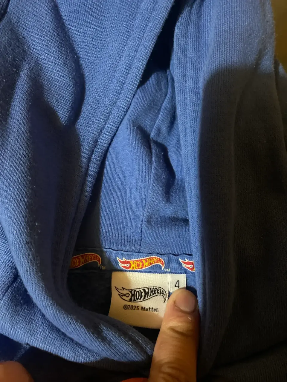 Polerón niños Hotwheel azul 2 a 4 años - miniatura 3