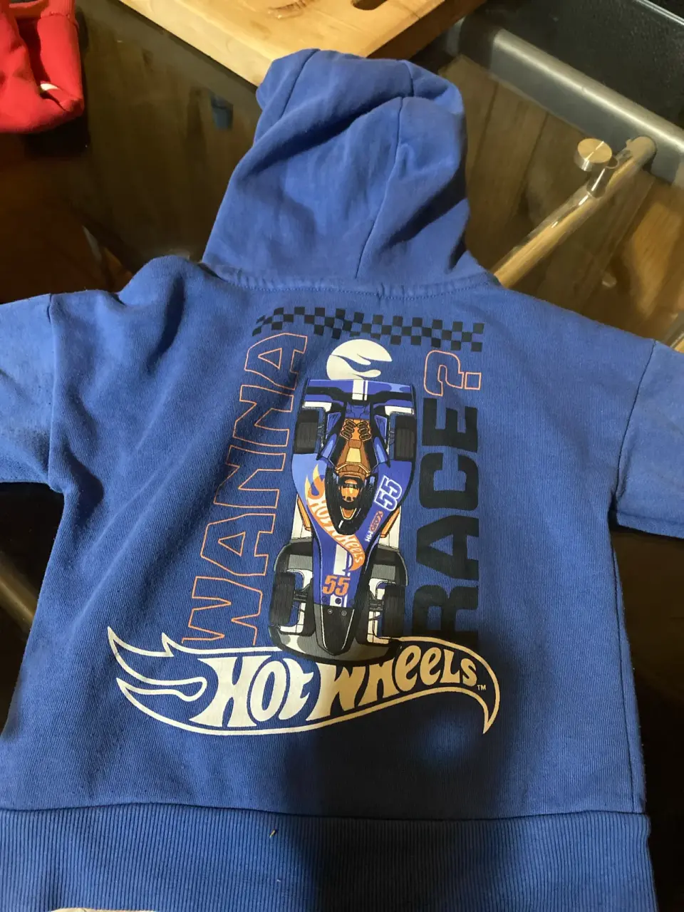 Polerón niños Hotwheel azul 2 a 4 años - miniatura 4
