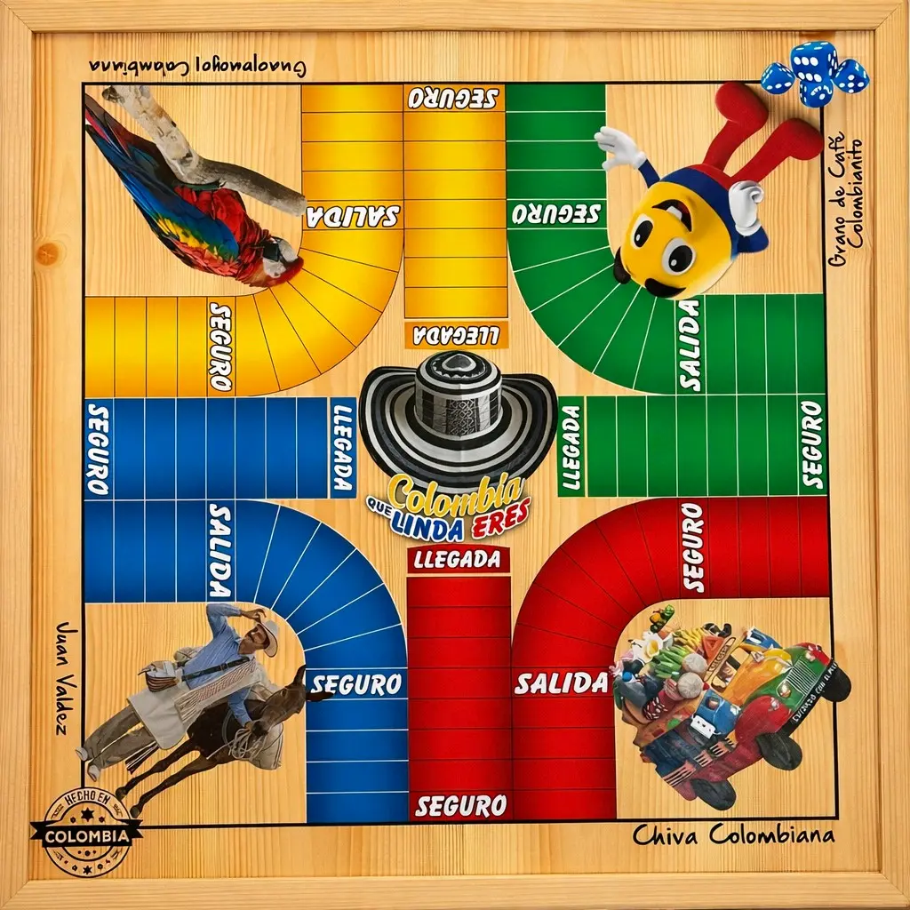 Juego de mesa Colombia que linda eres