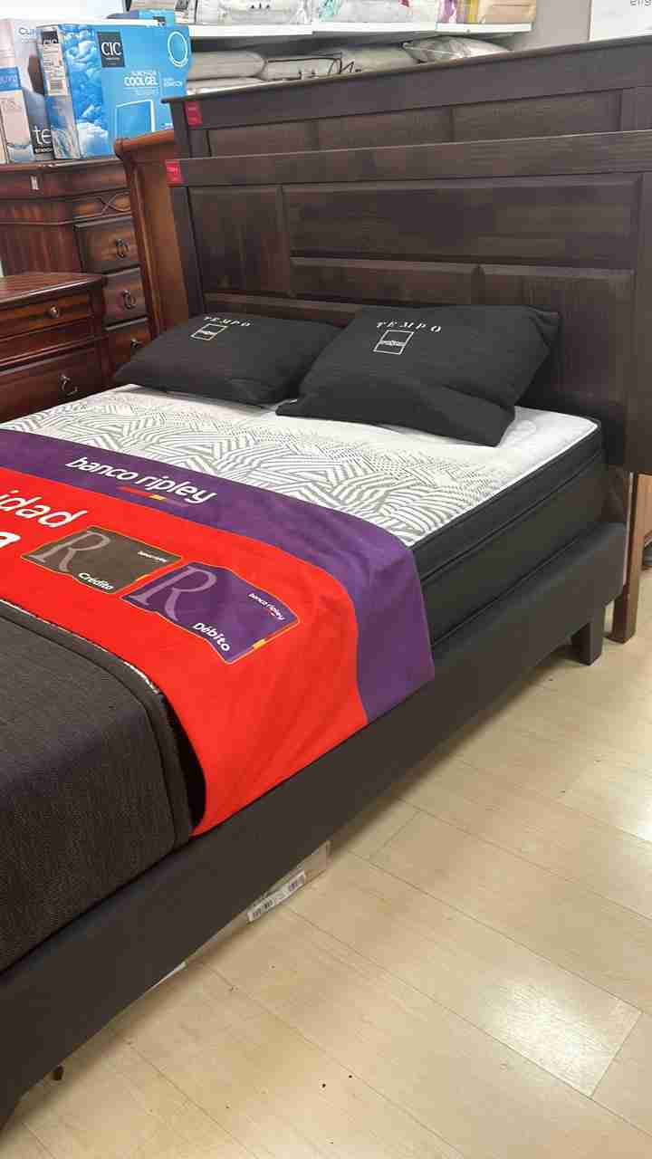 Cama 2 Plazas: Colchón Rosen + Base - miniatura 3