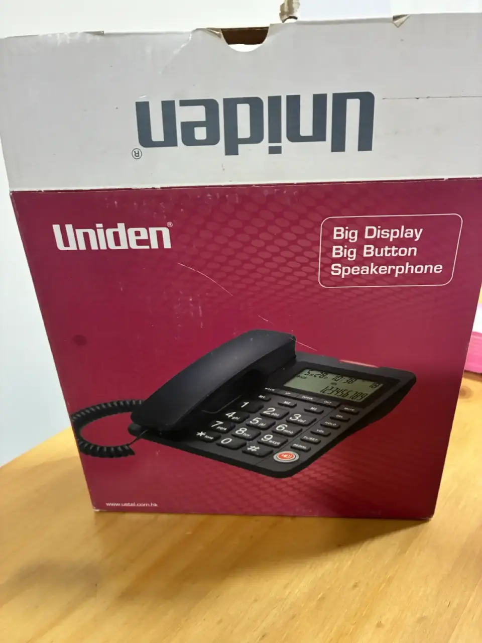 Teléfono fijo Uniden negro - miniatura 3
