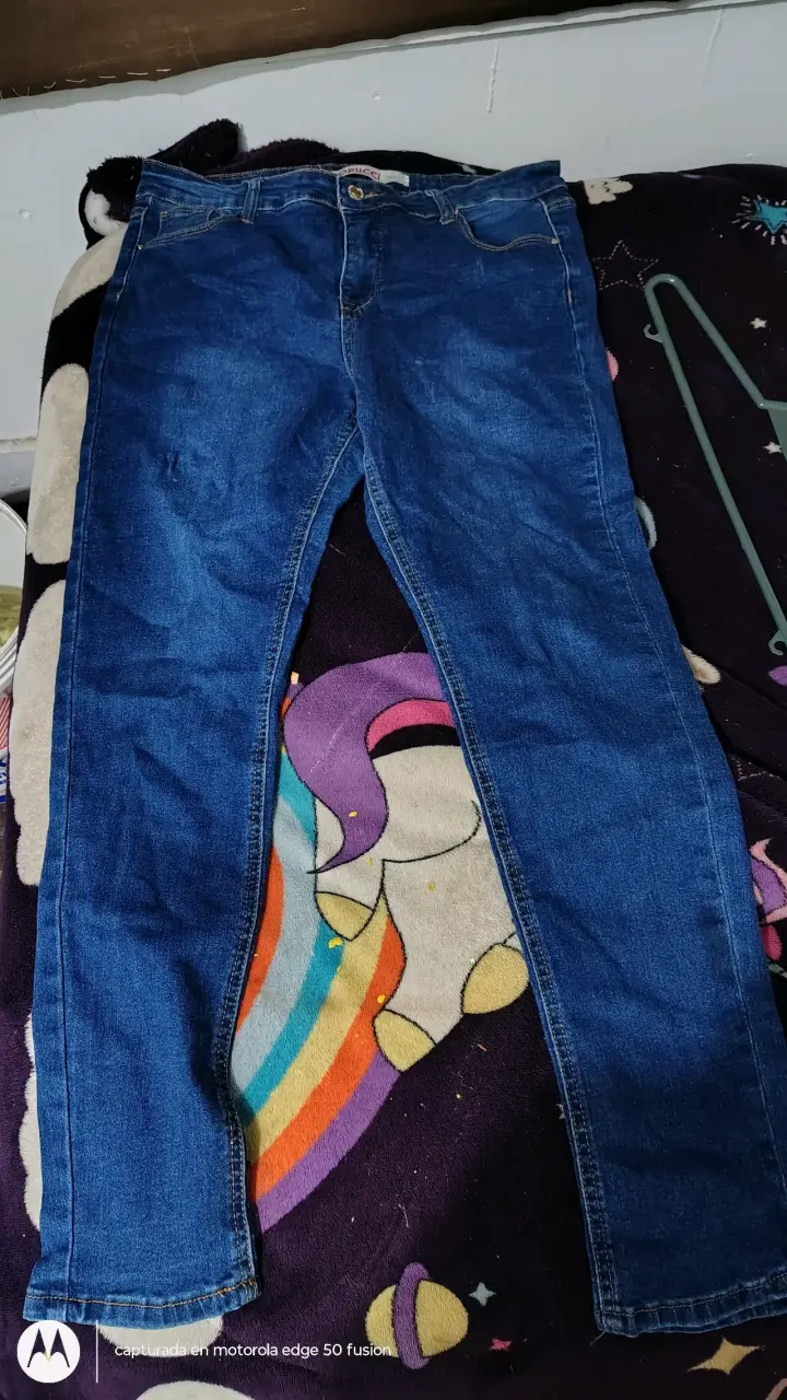 Jeans azul recto