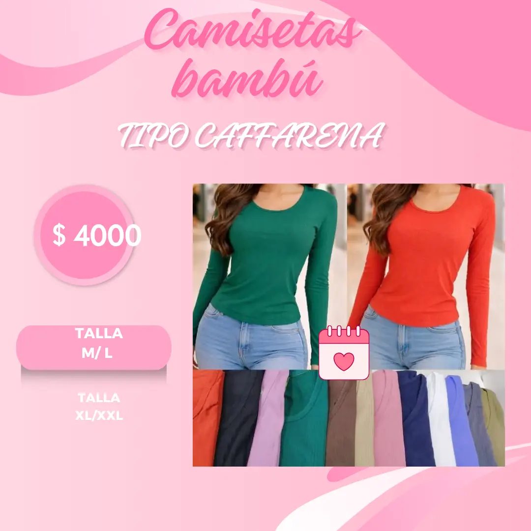 Camiseta bambú tipo Caffarena - miniatura 1