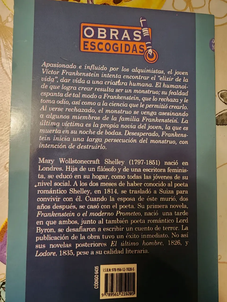 Libro Frankenstein de Mary W. Shelley - miniatura 2