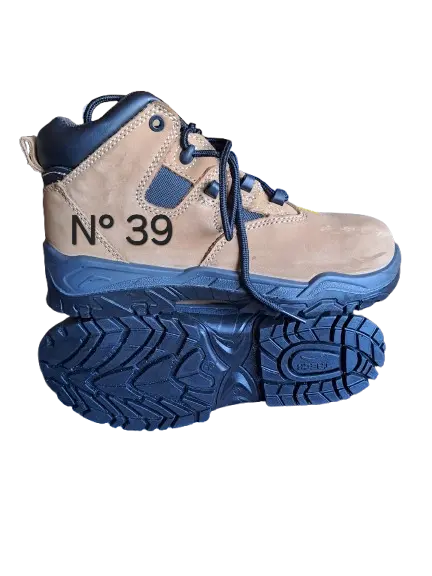 Botas Treck, beige azul N°39 - miniatura 1