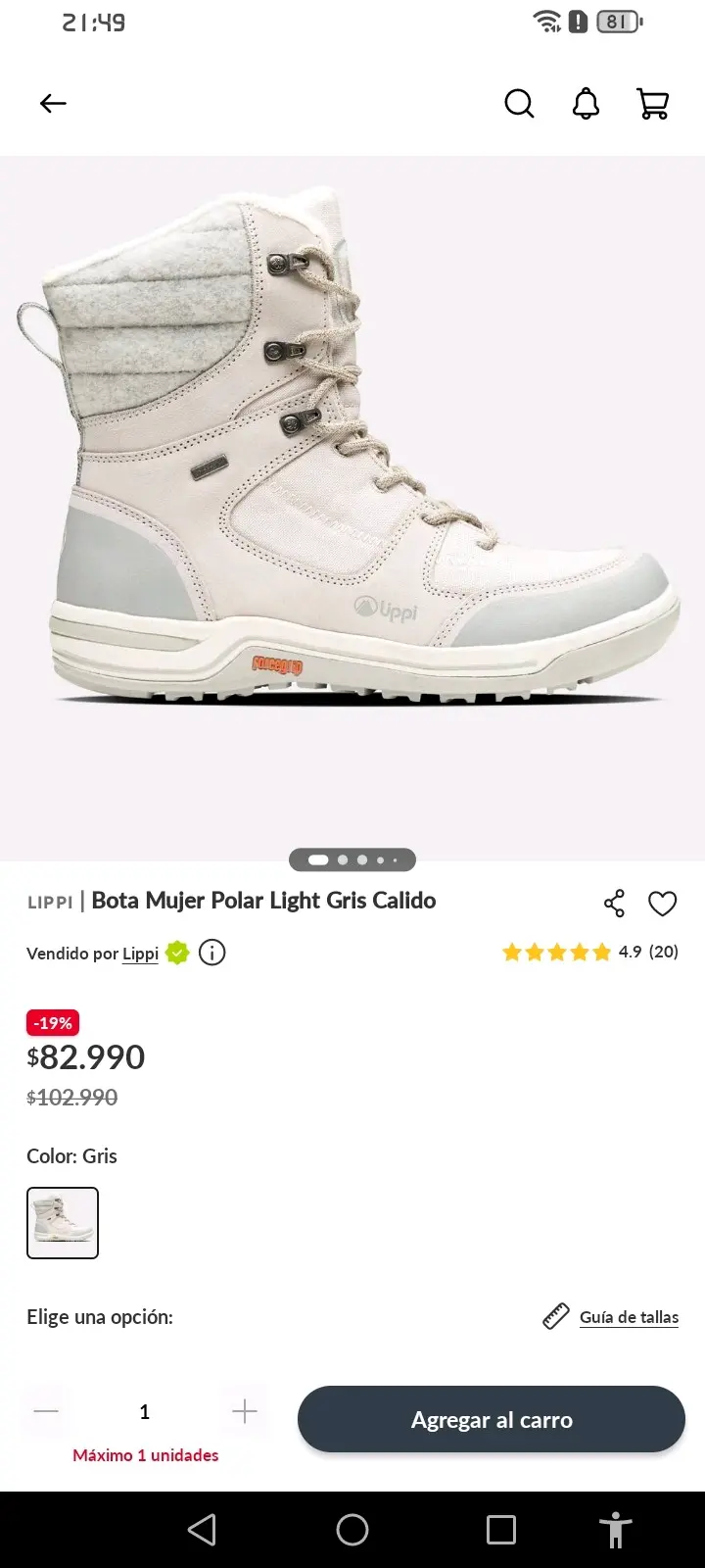 Botas de invierno lippi - miniatura 3
