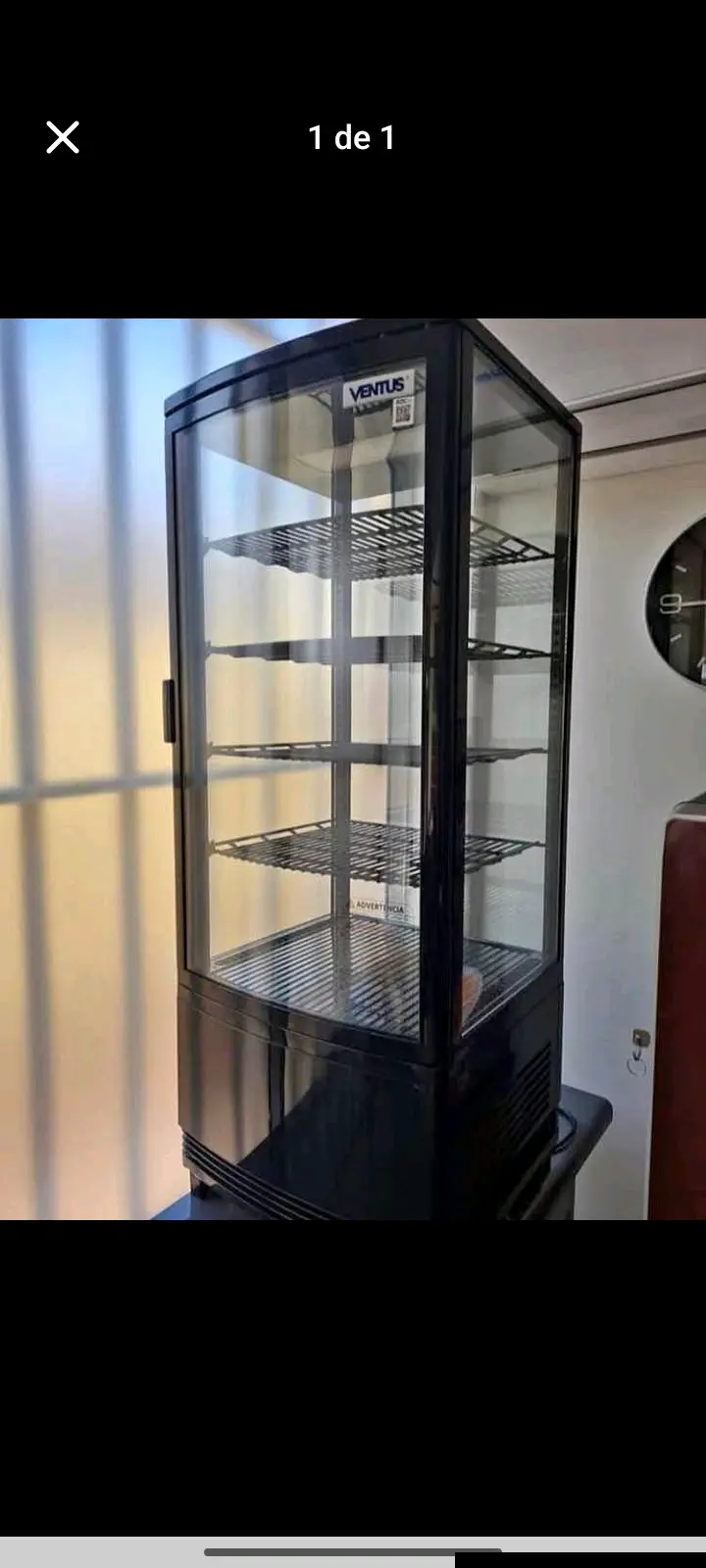 Refrigerador vitrina Ventus
