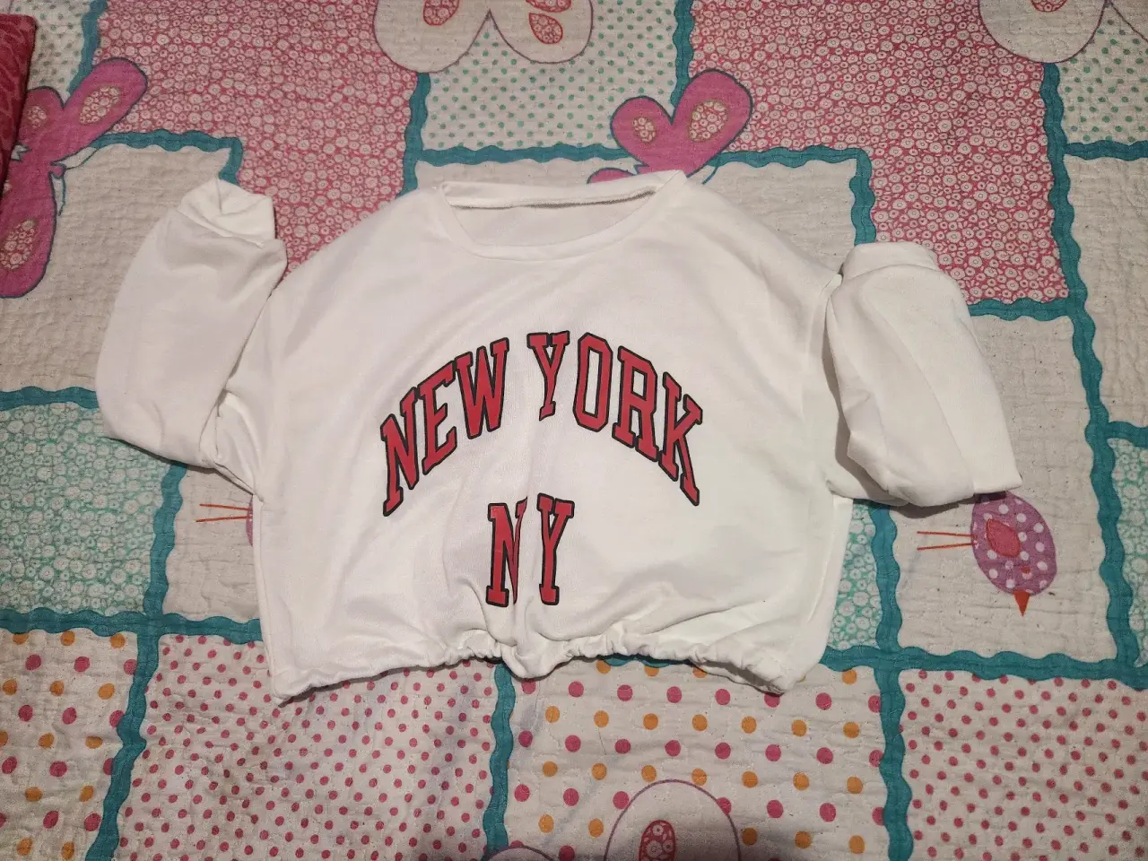 Polera blanca 'New York'