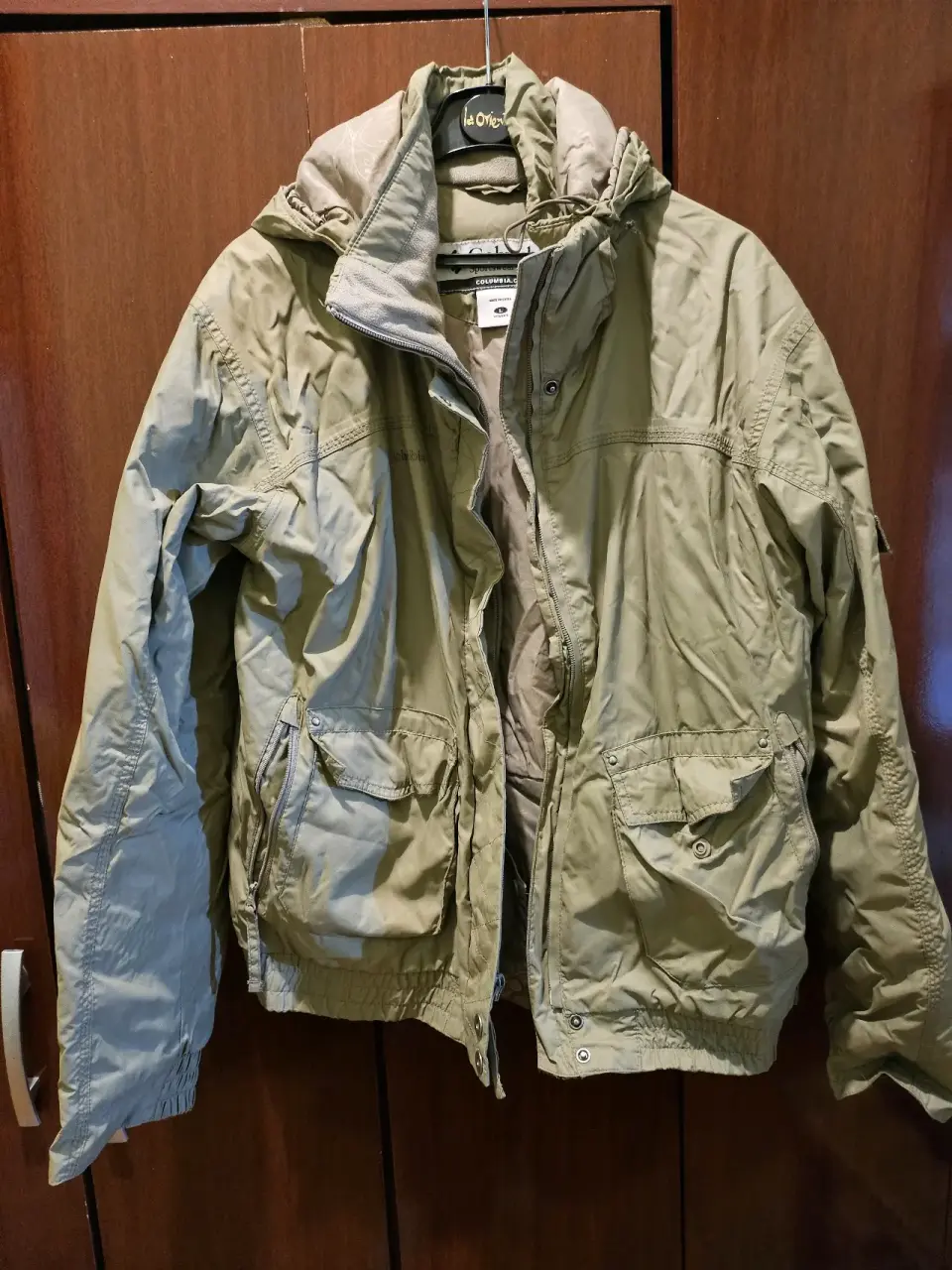 Chaqueta Columbia beige para mujer - miniatura 2