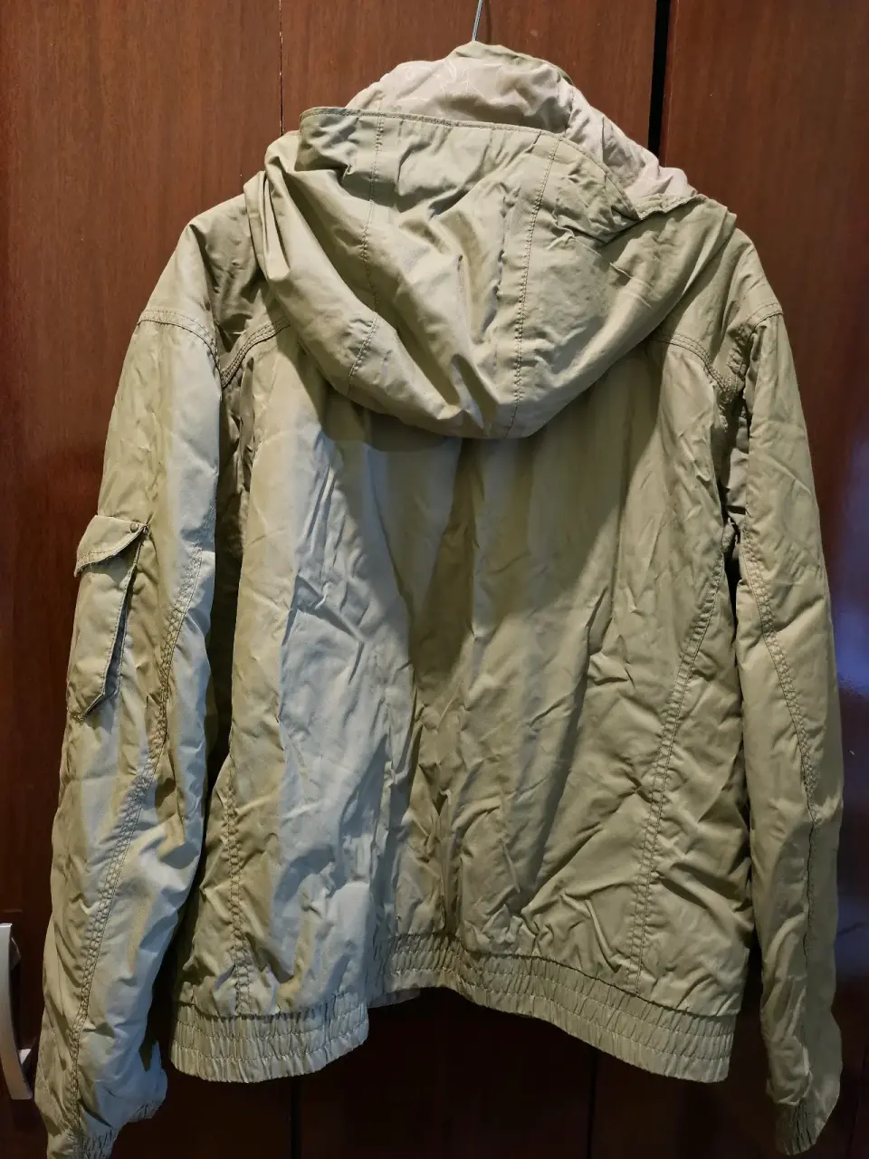 Chaqueta Columbia beige para mujer - miniatura 3