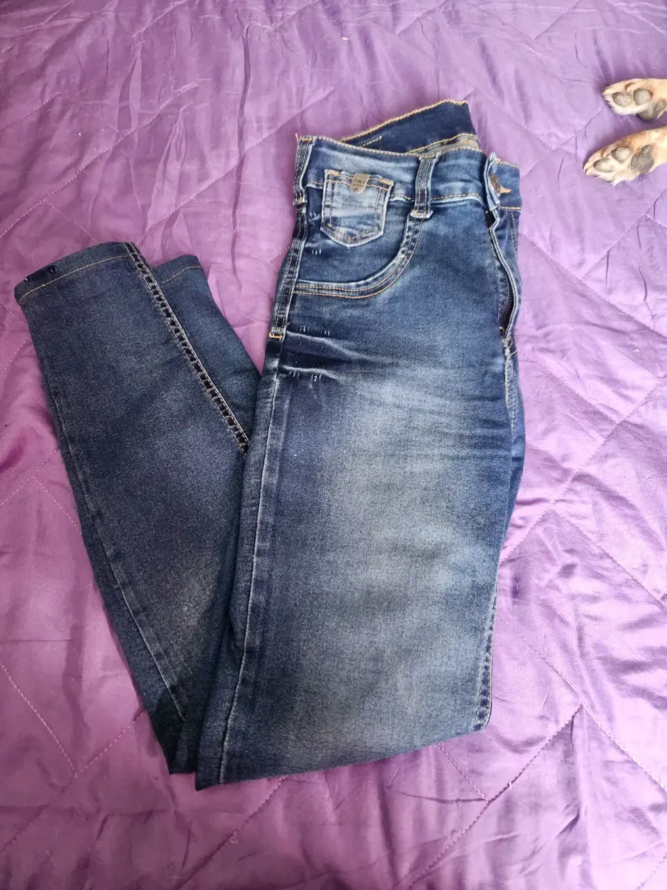 Jeans azul para mujer - miniatura 1