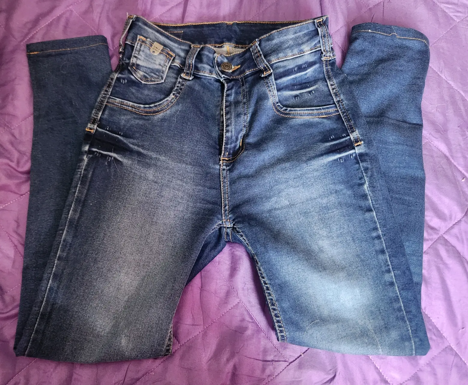 Jeans azul para mujer - miniatura 2