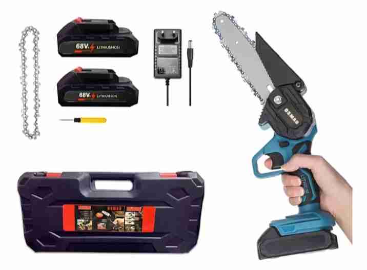 Motosierra portátil inalámbrica azul - miniatura 2