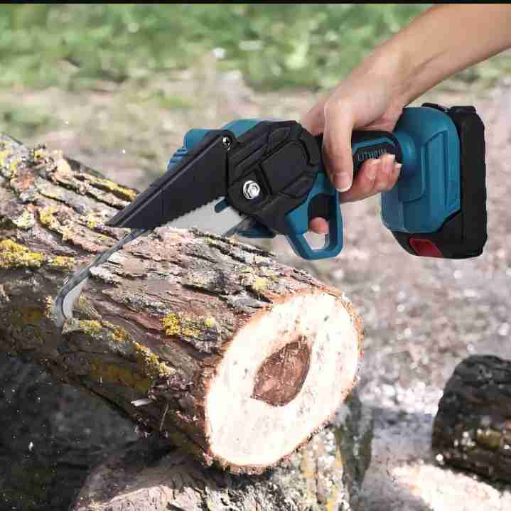 Motosierra portátil inalámbrica azul - miniatura 3