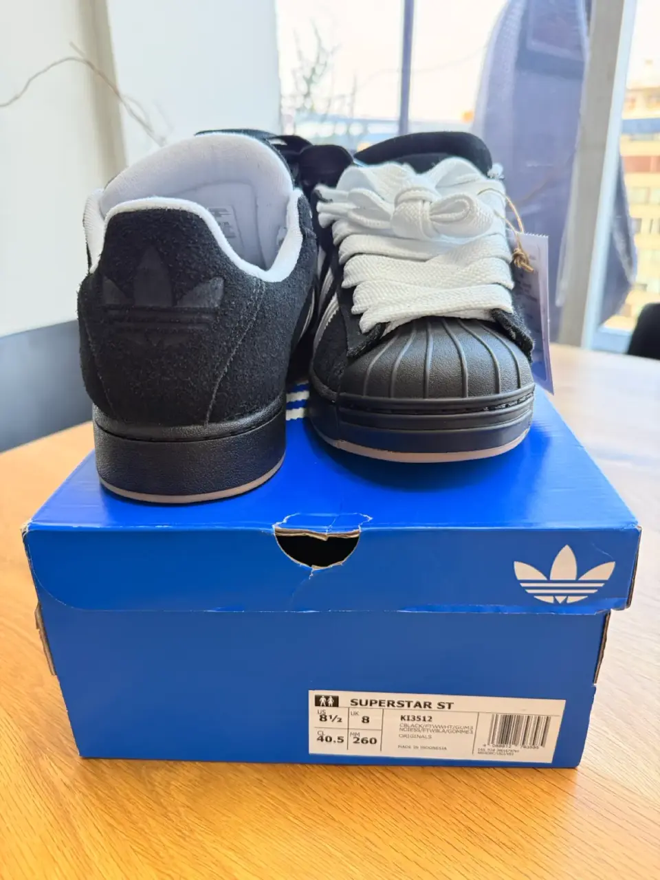 Zapatillas Adidas Superstar negras - miniatura 3