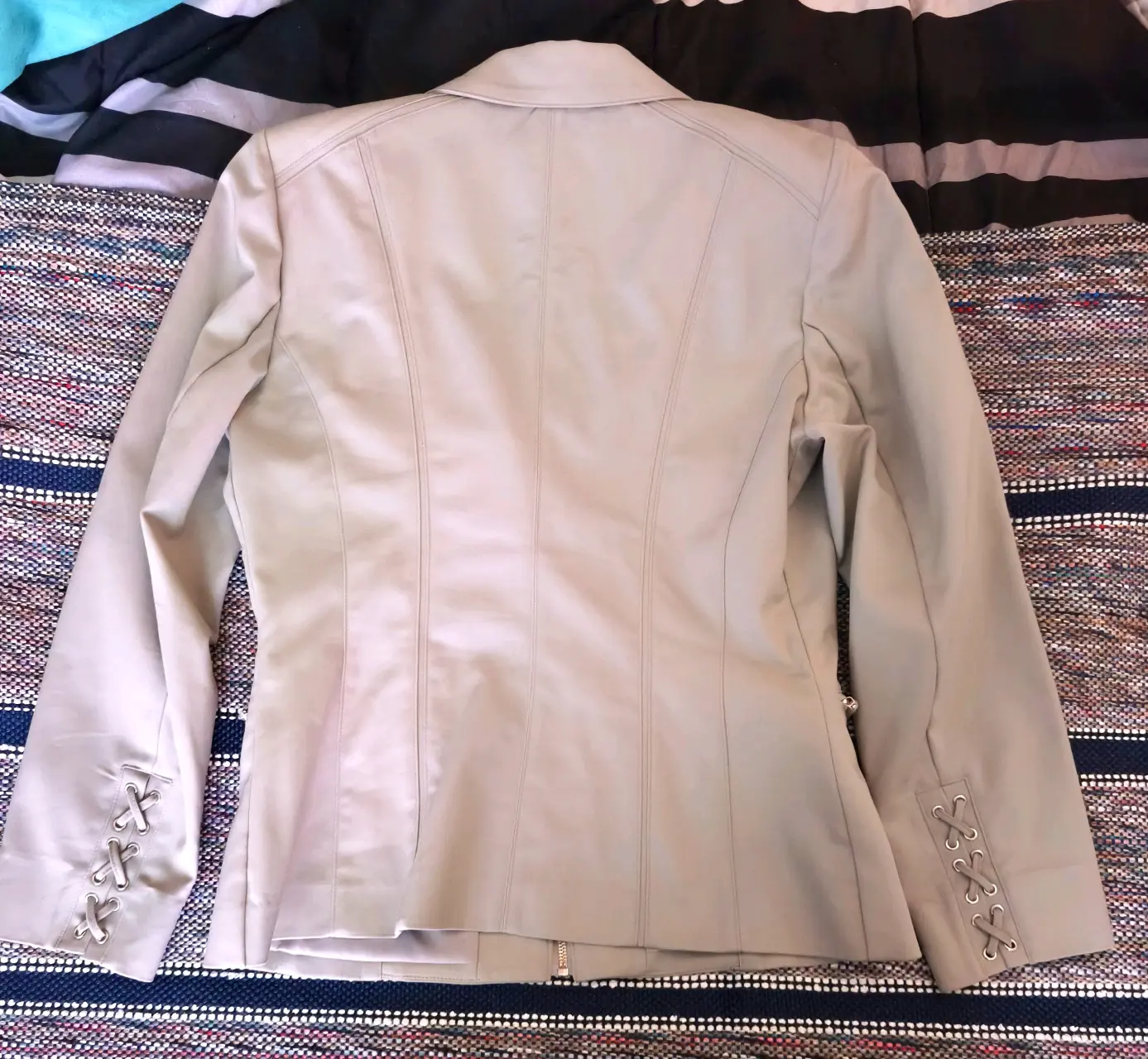 Blazer beige Mc Griffe mujer - miniatura 2