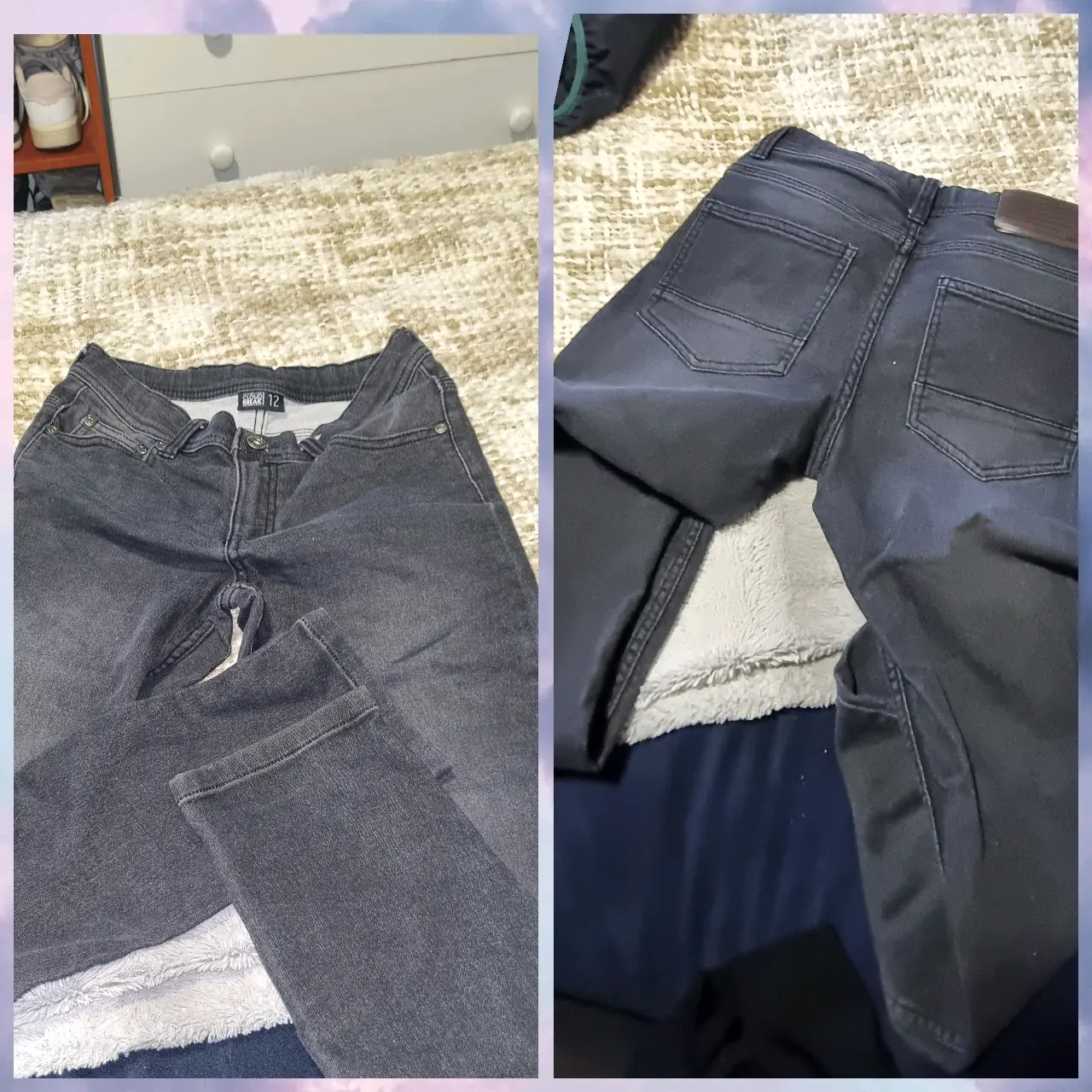 Jeans gris oscuros talla 12 - miniatura 3