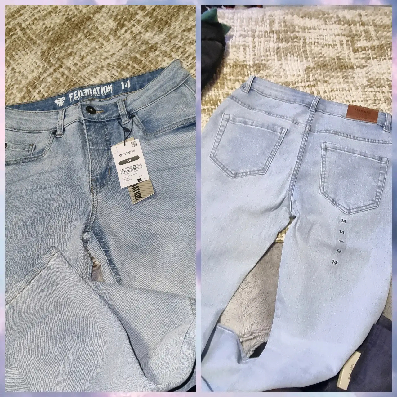 Jeans claros niño talle 14 - miniatura 3