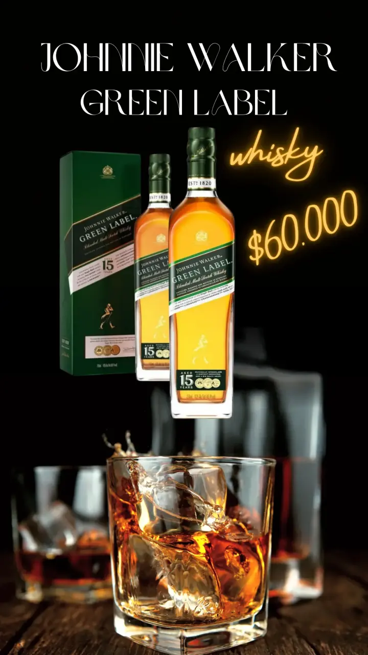 Whisky Johnnie Walker Green Label 15 Años