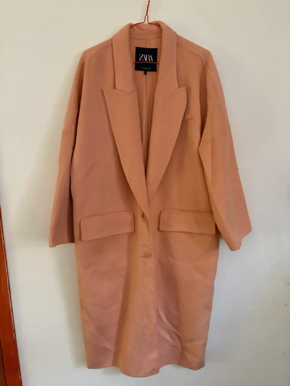 Abrigo mujer Zara Rosa - miniatura 1