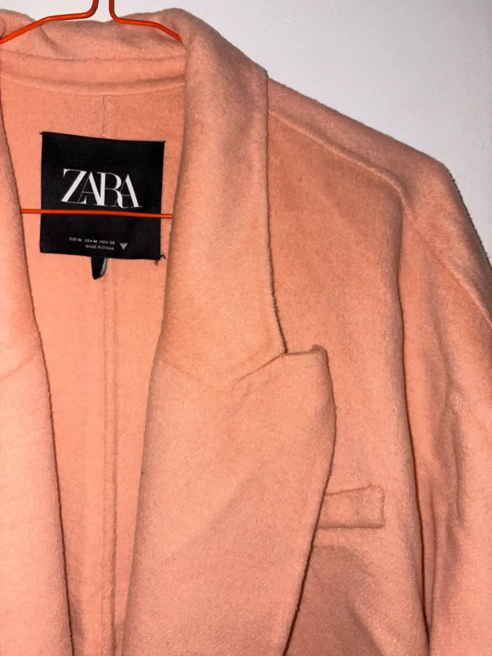 Abrigo mujer Zara Rosa - miniatura 2