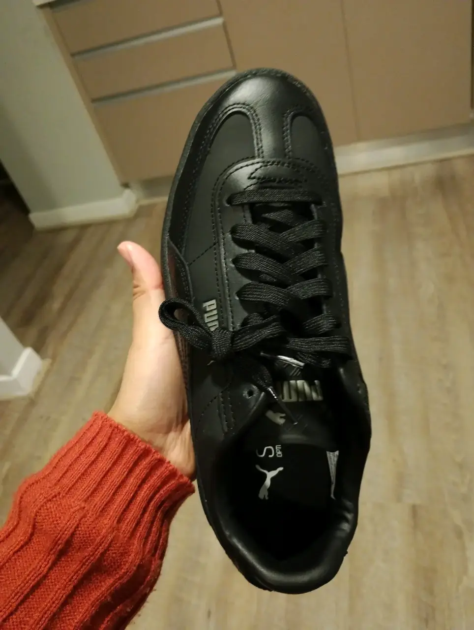 Zapatillas deportivas negras Puma - miniatura 1