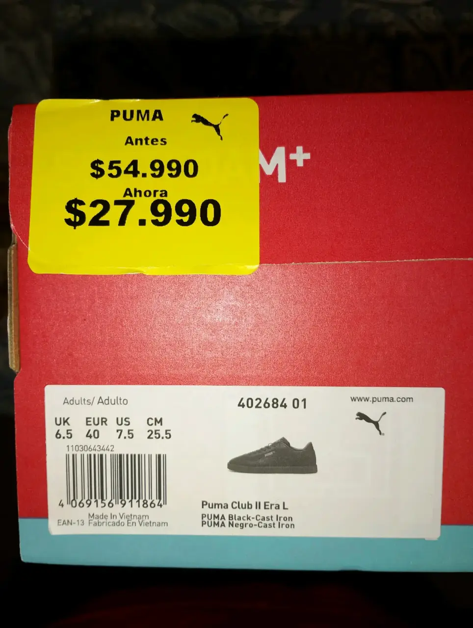 Zapatillas deportivas negras Puma - miniatura 3