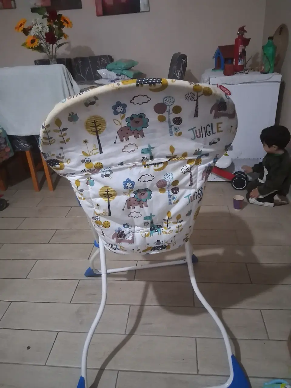 Silla de comer para bebé con bandeja - miniatura 4