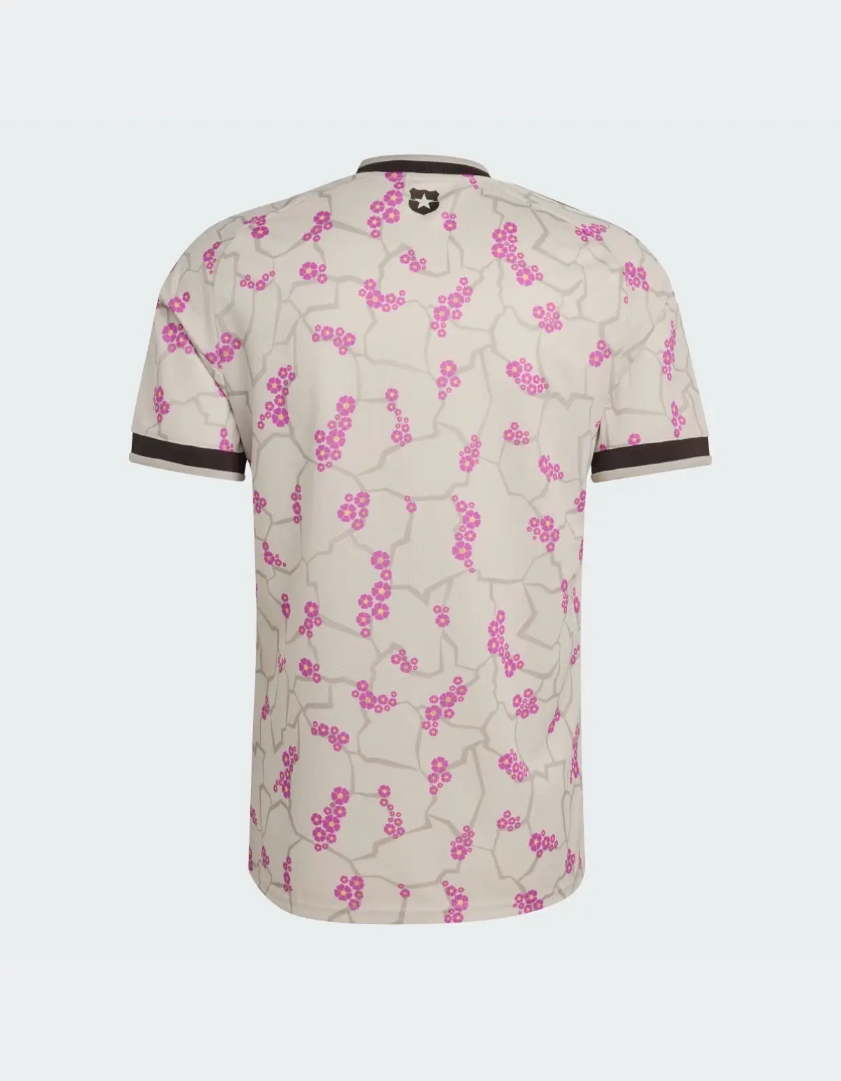 Camiseta floral Adidas beige - miniatura 3