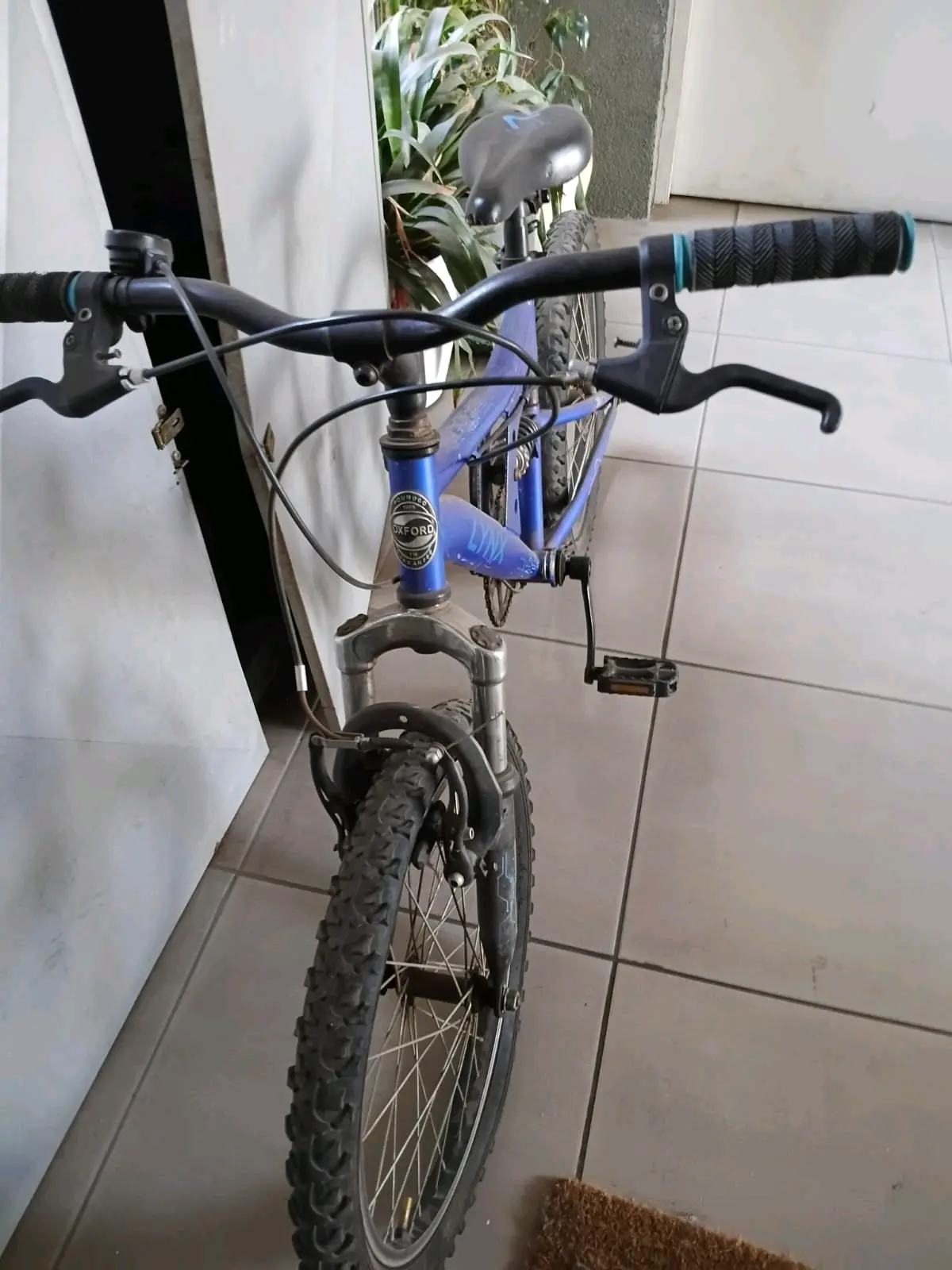 Bicicleta montaña azul - miniatura 5