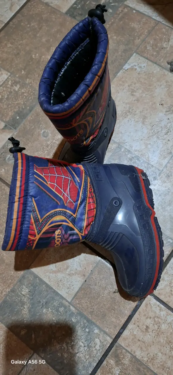 Botas Spiderman azules para niños - miniatura 1