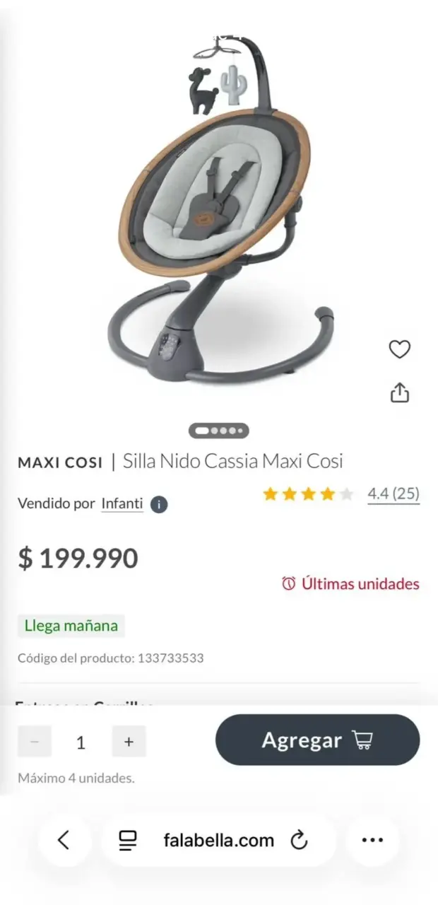 Silla Nido Cassia Maxi Cosí - miniatura 4