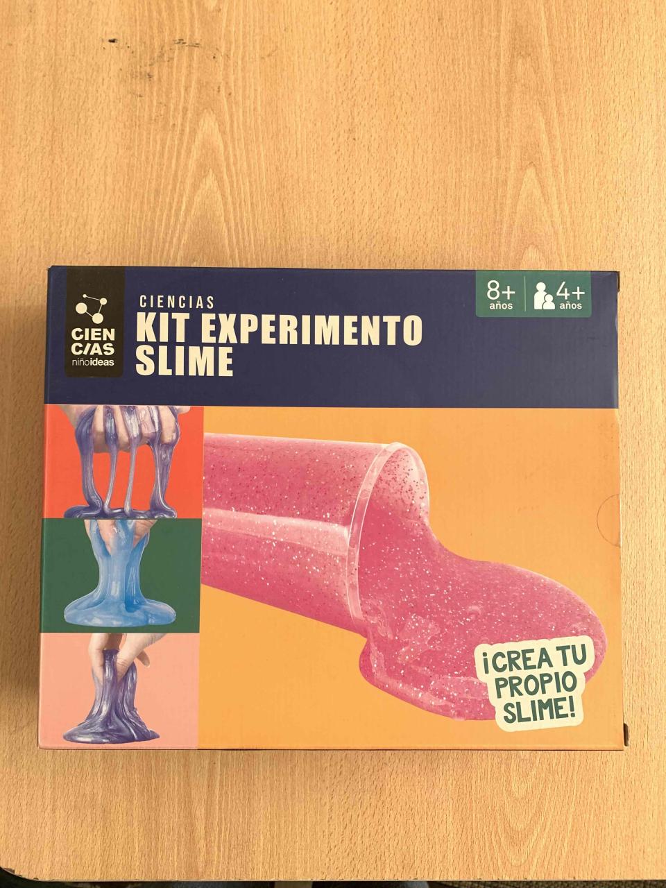 Kit Experimento Slime para niños / Casaideas