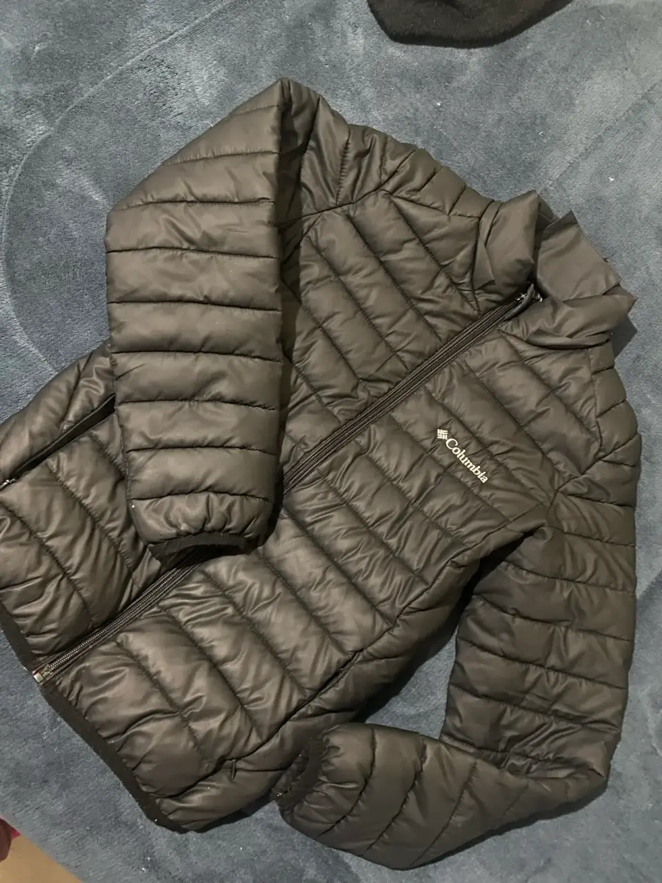 Chaqueta negra acolchada Columbia